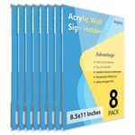 Pack Acrylic Holder, 8.5 X 11 Inch Wall Mount Clear Plastic Paper Sign.... Fixed Price $35.99.