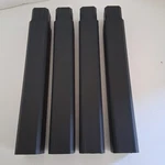 Replacement Poles For Hdx 5 Tier Shelves Square 19" 4 Pack. Fixed Price $6.99.