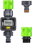 Lot Two Digital Water Flow Meter Measure Gallon Liter Consumption Lawn Garden. Fixed Price $36.99.