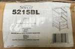 Safco Products 5215BL Onyx Mesh Open File Cart With Storage Drawers Black. Fixed Price $66.47.
