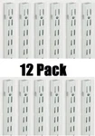Closetmaid 280800 60" White Heavy Duty Metal Shelf Track Standards - 12 Pack. Fixed Price $279.97.