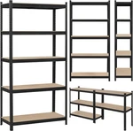 Shelf Garage Steel Metal Storage 5 Level Adjustab Organizer Furniture. Fixed Price $33.59.