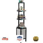 Azar Displays 655000 3-TIER Retail Cosmetic Shelves Beauty Tower. Fixed Price $117.82.