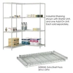 Safco 36"X24" Industrial Extra Shelf Pack Gray. Fixed Price $149.06.