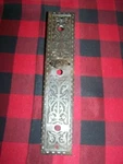 1880 Ornate Aesthetic Store Door Thumb Latch Backplate Sargent & Co. Fixed Price $75.00.