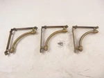 3 Pack Nach Decorative Shelf Brackets AD-90-064AG Antique Gold Cast Iron. Fixed Price $71.99.