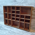 Vintage Knick Knack Miniatures Display Shelf Slot Shadow Box Trinkets 16X12. Fixed Price $129.44.