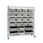 Seville Classics Extra-large Commercial 7-TIER 22 Bin Nsf-certified Rack. Fixed Price $449.99.