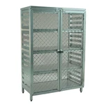 New Industrial 97846 Stationary Security Cage. Fixed Price $3970.01.