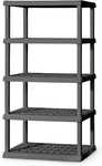 5 Shelf Unit, Heavy-duty Shelving Storage Rack For Home And Garage, Gray Multi. Fixed Price $369.27.