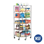 Seville Classics Ultradurable Commercial Grade 6-TIER Nsf Corner Wire Shelving. Fixed Price $239.99.
