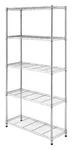 Whitmor 5-TIER Metal Shelving Unit, 400 Lbs Per Shelf, Heavy Duty Storage Rack. Fixed Price $129.87.