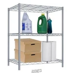 Home Basics-steel 3-TIER Wire Shelf 21"LX14"DX32"H Easy Assembly Organizing Unit. Fixed Price $25.49.