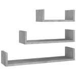 Wall Shelf Hanging Storage Display For Book 3 Pcs Engineered Wood Vidaxl. Fixed Price $38.99.