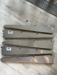 10-PACK 16" Elfa Steel Heavy Duty Ventilated Shelving Bracket Gray. Fixed Price $99.99.
