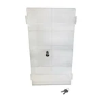 4-COMPARTMENT Acrylic Countertop Display Case Locking Cabinet,fixed Shelving. Fixed Price $125.50.