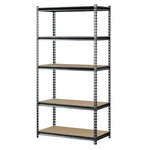 Muscle Rack UR361872PB5PAZ-SV Silver Vein Steel Storage Adjustable. Fixed Price $145.90.