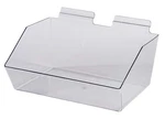 Lot Of 5 Slatwall Bins Dump Acrylic Clear 12 X 9 Plastic Display. Fixed Price $74.96.