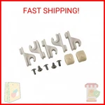 Organized Living Schulte 1464666511 Adjustable Pole Clips And Caps. Fixed Price $14.12.