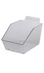 Sswbasics Clear Plastic Dump Bin For Slatwall - 6 X 5 9 Set Of 2. Fixed Price $35.64.
