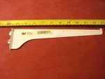 (0249.) Knape & Vogt Shelf Bracket - 180WH10 10" White. Fixed Price $12.92.