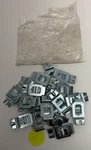 Hallowell Shelving Shelf Clips Hi-tech Compression Zinc 14 Lots Of 20. Fixed Price $60.00.