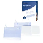 Diteje 20 Pack Plastic Basket Holders,price Sign Wire Shelf Labels Hold.... Fixed Price $17.21.