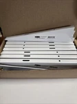 Lot Of 16 Rubbermaid 9" Twin Track Shelving Bracket White New. Fixed Price $35.99.