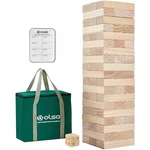 Olsa Giant Tumble Tower 57PCS Wooden Block Stacking Yard Games With Carrying .... Fixed Price $74.66.