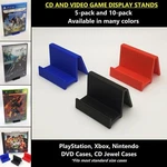 Video Game Cd/dvd Display Stands, 10+ Color Choices - 5 Pack. Fixed Price $13.99.