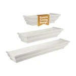 Kiera Grace Madison Classic Crown Molding Floating Wall Shelves, Robust Engineer. Fixed Price $140.78.