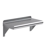 8" X 16" Metal Shelf Nsf Stainless Steel Wall Mount Floating Shelving. Fixed Price $38.95.