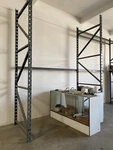 Warehouse Shelving H/duty Rack Tx 4 Upright $120 For First Set. Fixed Price $120.00.