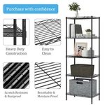 5 Tier Wire Shelving, Heavy Duty Adjustable Shelf Standing Kitchen Rack. Fixed Price $58.71.