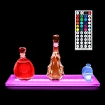 Kipokalor 24" Lighted Liquor Bottle Display Shelf Bar Rack #R016. Fixed Price $40.09.