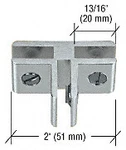Crl E314A Chrome 3-WAY 90 Degree Aluminum Glass Connector. Fixed Price $21.02.