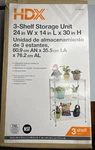 Hdx Shelf Storage Unit 24" 14" 30" In Chrome 525 430. Fixed Price $30.00.