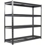 Bulk Rack Shelving, 24 D, 77 W, Shelves, 7304K. Fixed Price $572.99.