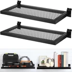 Pack Slatwall Shelf Metal 23.6 X 11.8 Inch Display Rack Mount.... Fixed Price $90.39.