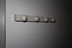 Urban Outfitters Uo Home White Wall-mounted Coat Rack Ball Hook Modern Minimalis. Fixed Price $29.00.