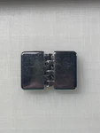 4 Pc Hinge Glass Connector Chrome 3/16'' Tempered Shelf. Fixed Price $26.99.