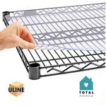Uline H-2440 Shelf Liners For Wire Shelving 48" X 24" Pack Of Clear. Fixed Price $95.00.