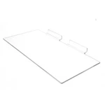 Sswbasics Clear Plastic Shelves For Slatwall - 12 X 6 Set Of. Fixed Price $26.36.