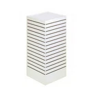 Slatwall Tower Unit Retail Store Display Fixture 24 54 - White. Fixed Price $439.77.