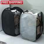 1P Collapsible Laundry Clothes Basket Pop Up Bag Foldable Dirty Hamper Bin. Fixed Price $7.99.