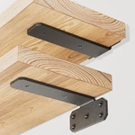 12 Pack Heavy Duty 6" Floating Shelf Brackets - Real Hidden Design. Fixed Price $56.99.