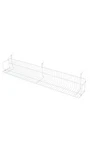Sswbasics 48" X 6" 6.5" White Media Grid Shelf For Slatwall & Wire. Fixed Price $49.41.
