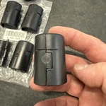 (4) Nexel / Uline Udx 1" Diameter Post Wire Shelf Clips Shelving Split Sleeves. Fixed Price $8.00.