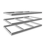 Tennsco 3ZKH-7236 Shelf Deck Level, 72"X36", Pack Of. Fixed Price $49.98.