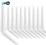 Shelf 12 10 Pcs White Shelving Brackets For Shelves. Fixed Price $30.29.